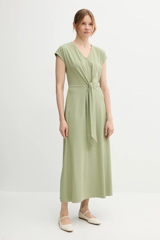 United Colors of Benetton sukienka 3FJHDV01T zielony SS25