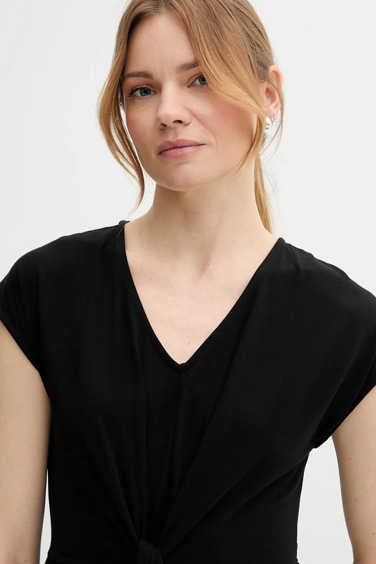 United Colors of Benetton sukienka czarny 3FJHDV01T