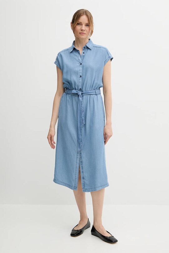 United Colors of Benetton sukienka casual niebieski 4KHNDV0BI