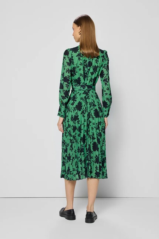 Obleka Bizuu NYLA NYLA.ACUTO.MULTI.SS25 zelena SS25