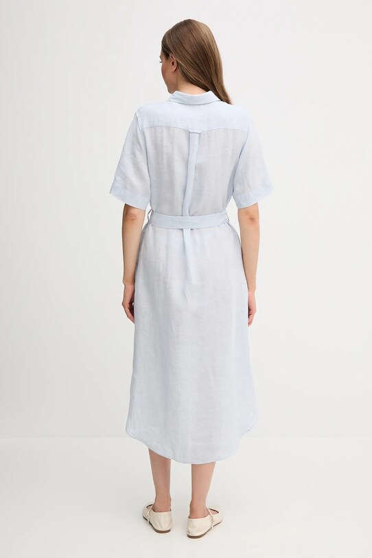 Îmbrăcăminte Gant rochie din in 4503390 albastru