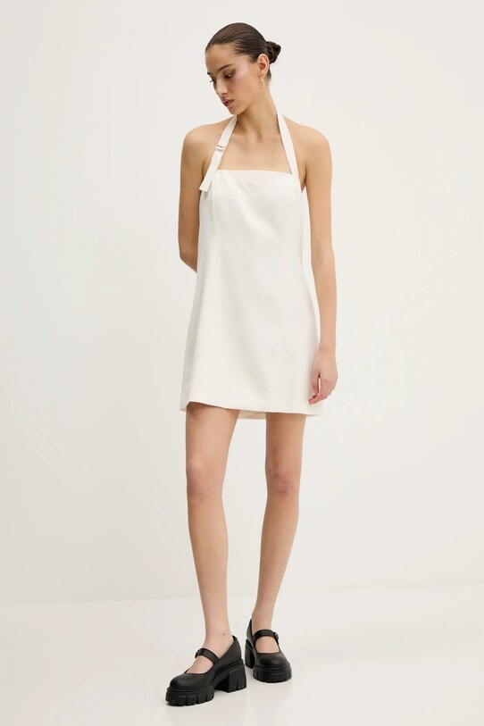 Šaty Abercrombie & Fitch KI159.5487.178 béžová SS25