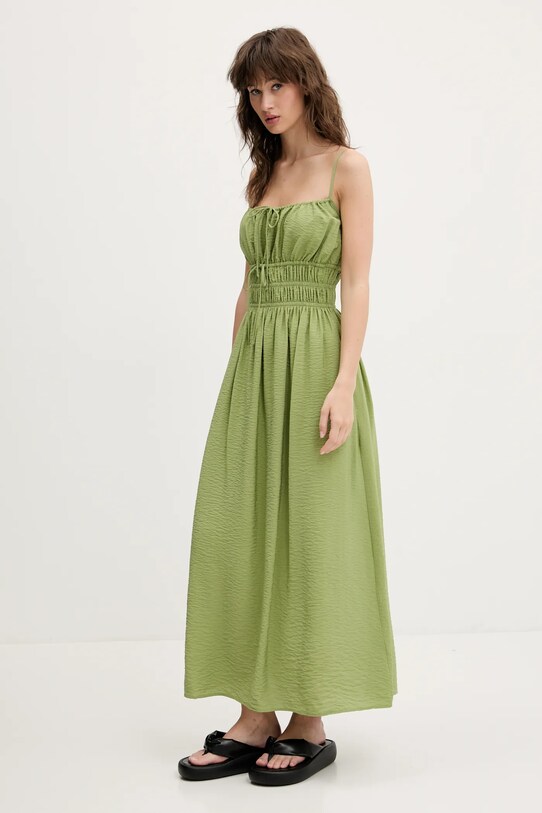 Šaty Abercrombie & Fitch KI159.5571.341 zelená SS25