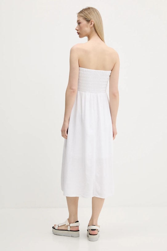 Îmbrăcăminte Hollister Co. rochie din in KI359.1209.100 alb