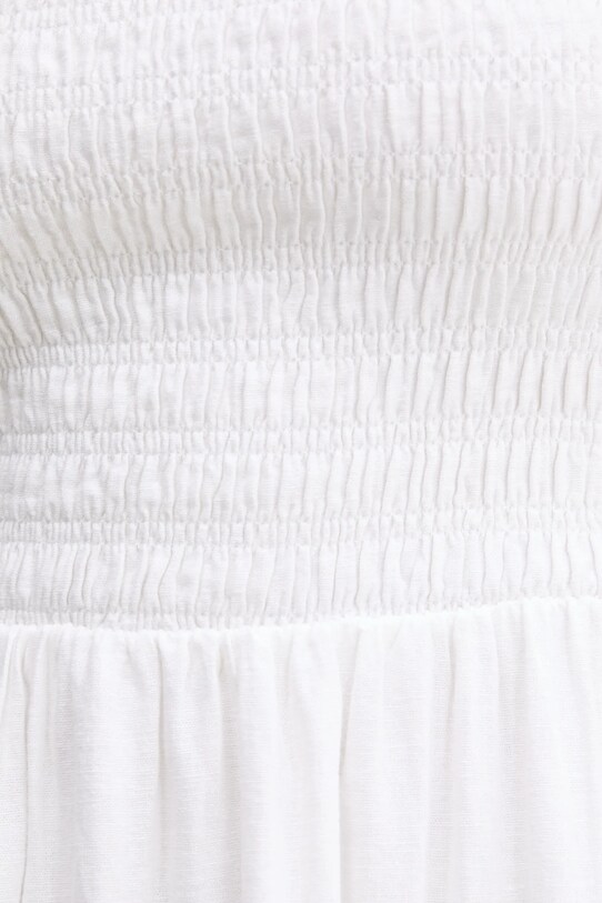 Hollister Co. sukienka lniana KI359.1209.100 biały