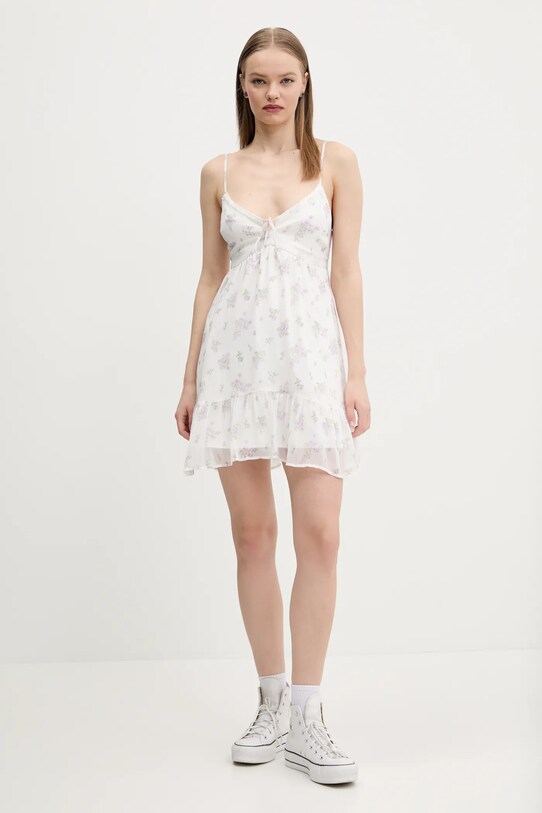 Φόρεμα Hollister Co. KI359.5096.108 λευκό SS25