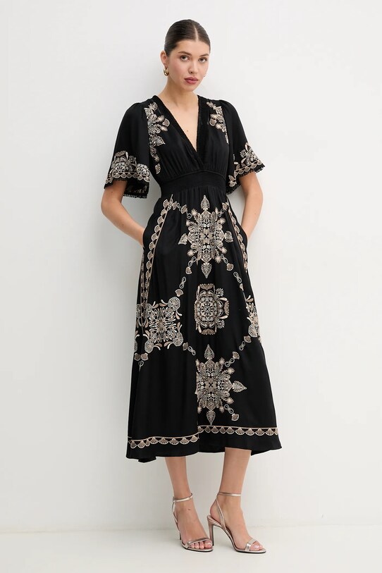 Hale BOB sukienka Katalina 4YEP642A czarny SS25