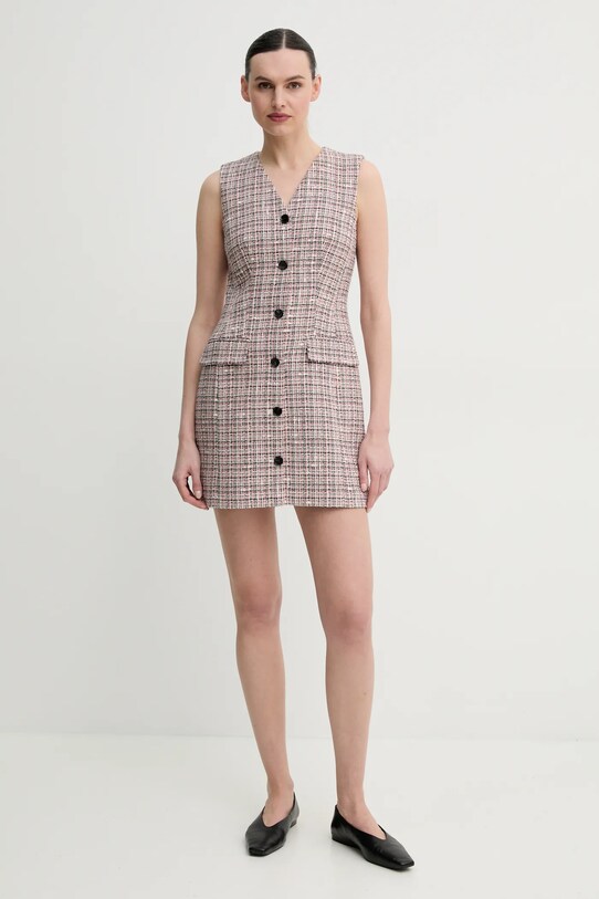 Рокля Theory P0104609 розов SS25