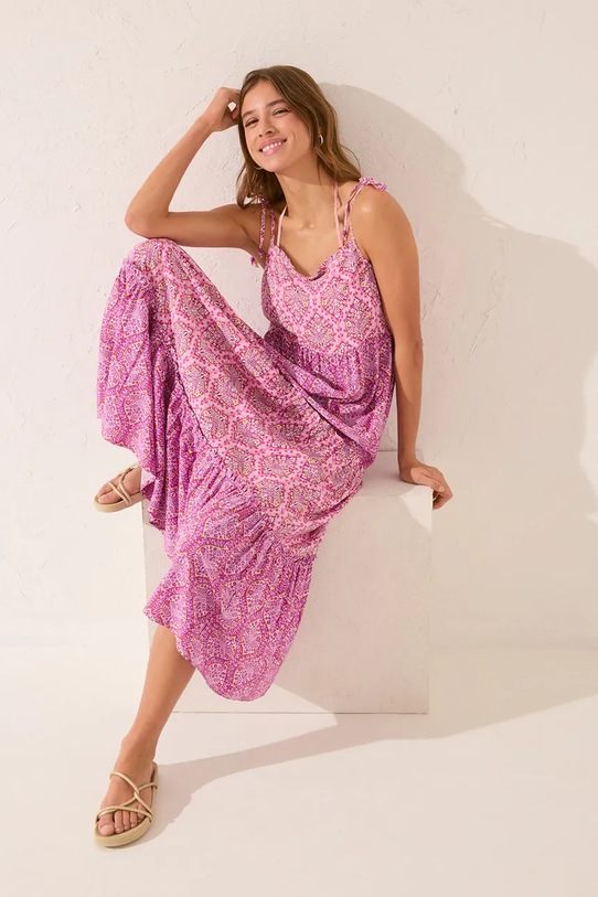 women'secret sukienka 5549913 fioletowy