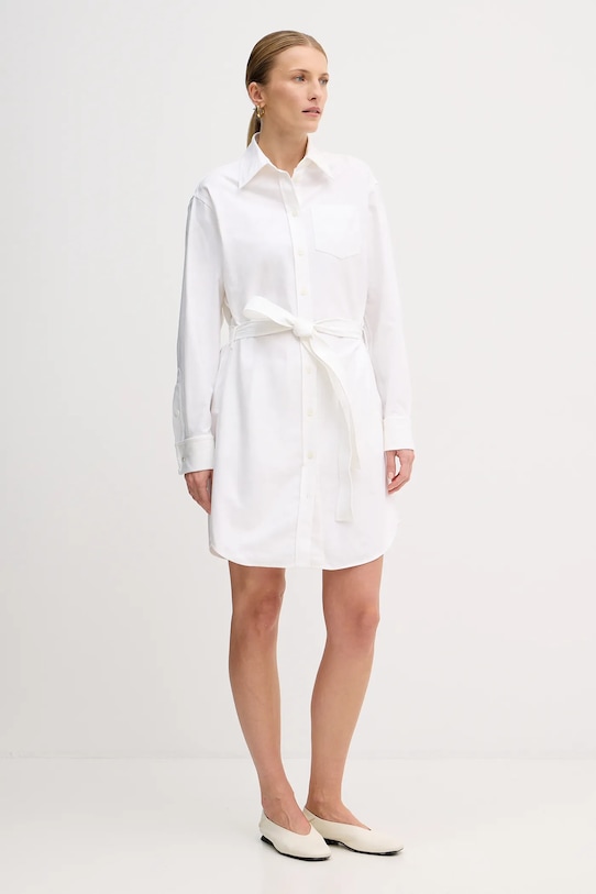 Bavlnené šaty Kenzo bavlna biela FF52RO4059LO.01