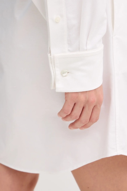 Bavlnené šaty Kenzo FF52RO4059LO.01 biela