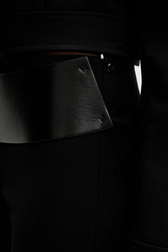 Sportmax spodnie Angolo1234 czarny 2512131043600