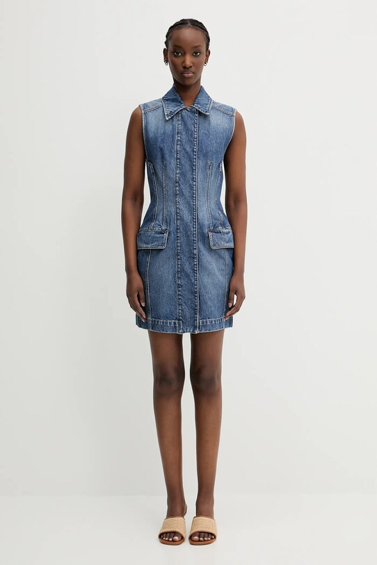 Sportmax vestito di jeans Carabo tessuto blu 2512221012600