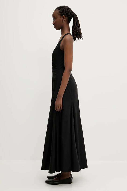 Sportmax sukienka bawełniana Galante 2512221032600 czarny SS25