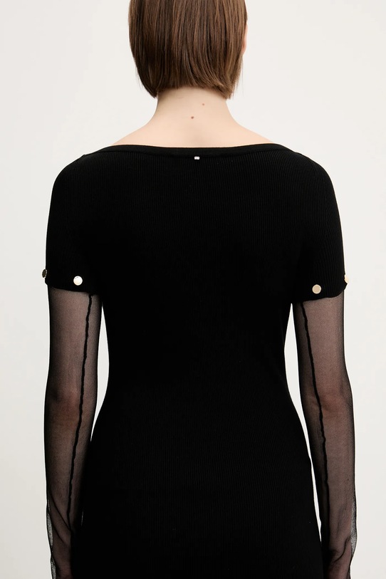 Sportmax sukienka Grazia czarny 2512321041600