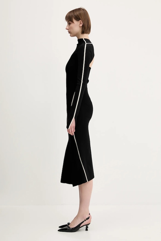 Sportmax sukienka Operoso 2512321071600 czarny SS25