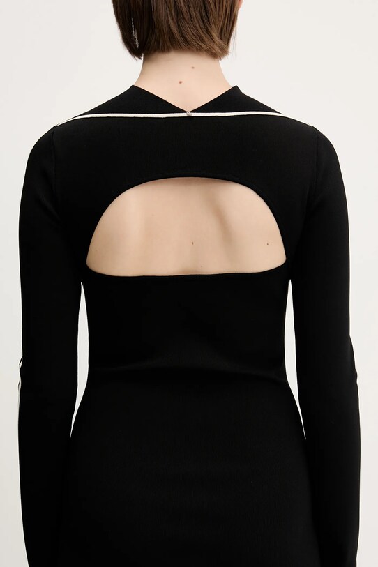 Sportmax sukienka Operoso czarny 2512321071600