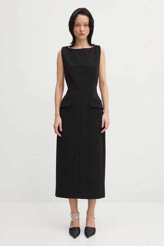 Рокля Sportmax Ruta еластичен черен 2512621024600