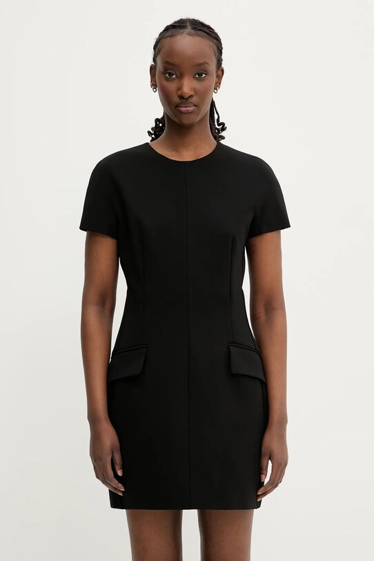Сукня Sportmax Sansa круглий виріз чорний 2512621034600