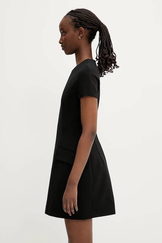 Sportmax rochie Sansa 2512621034600 negru SS25