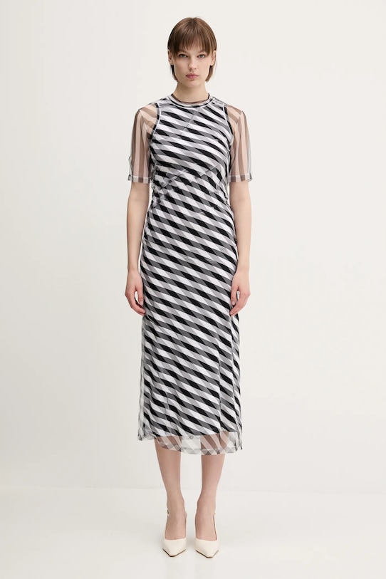 Sportmax sukienka Pausa okrągły czarny 2512631032600