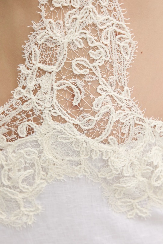 Платье с примесью шелка Ermanno Scervino LIFE D464Q629NZB