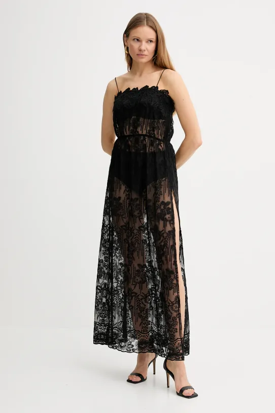 Odzież Ermanno Scervino sukienka D464Q623IBQ czarny