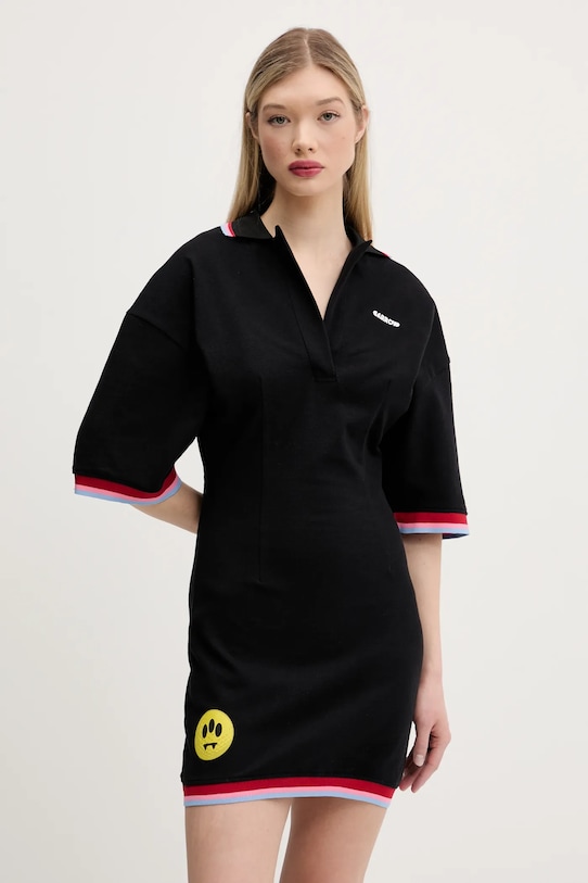 Bavlnené šaty Barrow bavlna čierna S5BWWODR142