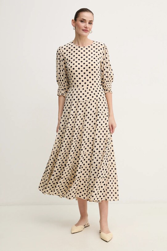 Šaty Pedro del Hierro maxi béžová 3819809