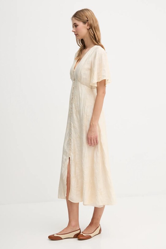 Hoss Intropia sukienka 8229128 beżowy SS25