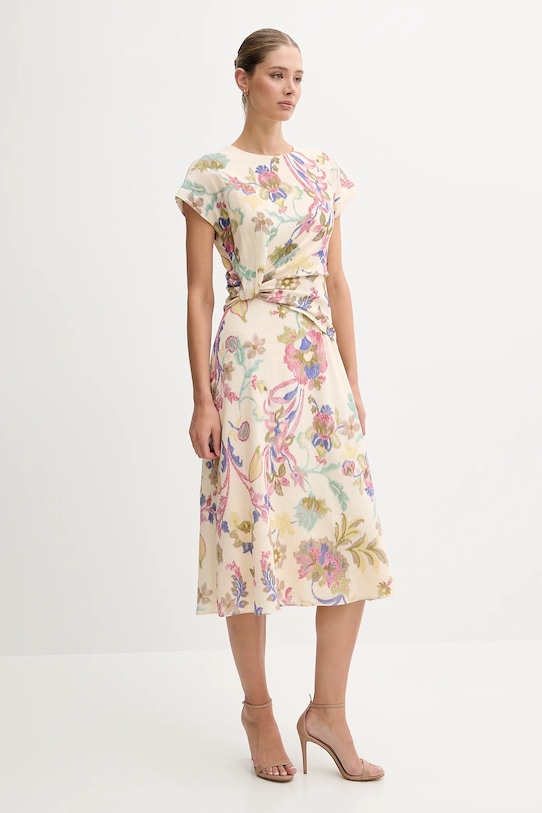 Bavlnené šaty Pedro del Hierro 3819818 béžová SS25