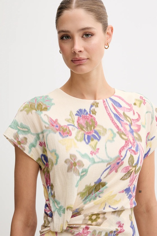 Bavlnené šaty Pedro del Hierro béžová 3819818