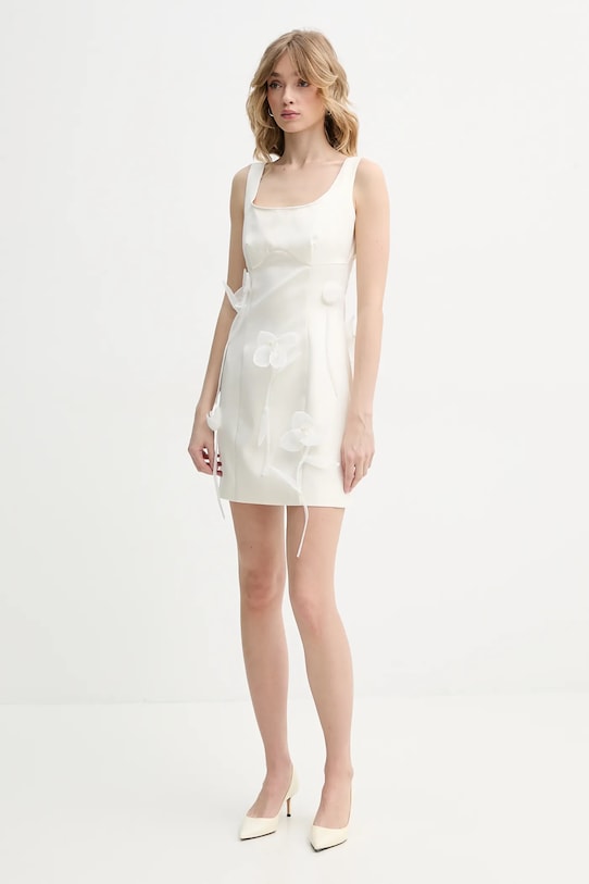 Rotate sukienka 113881857 beżowy SS25