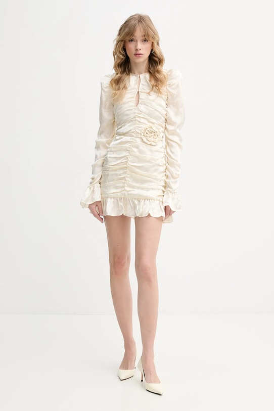 Rotate rochie de mătase 113955858 bej SS25