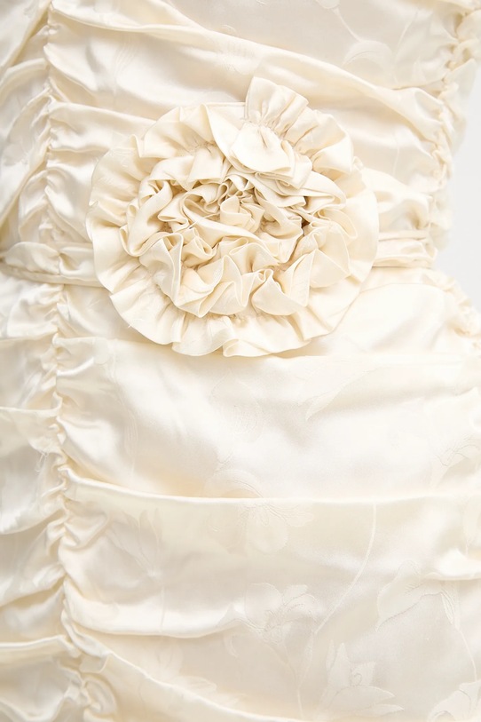 Rotate rochie de mătase 113955858 bej