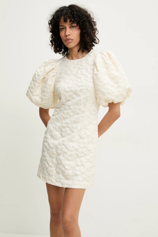 Платье Rotate mini бежевый 114551857