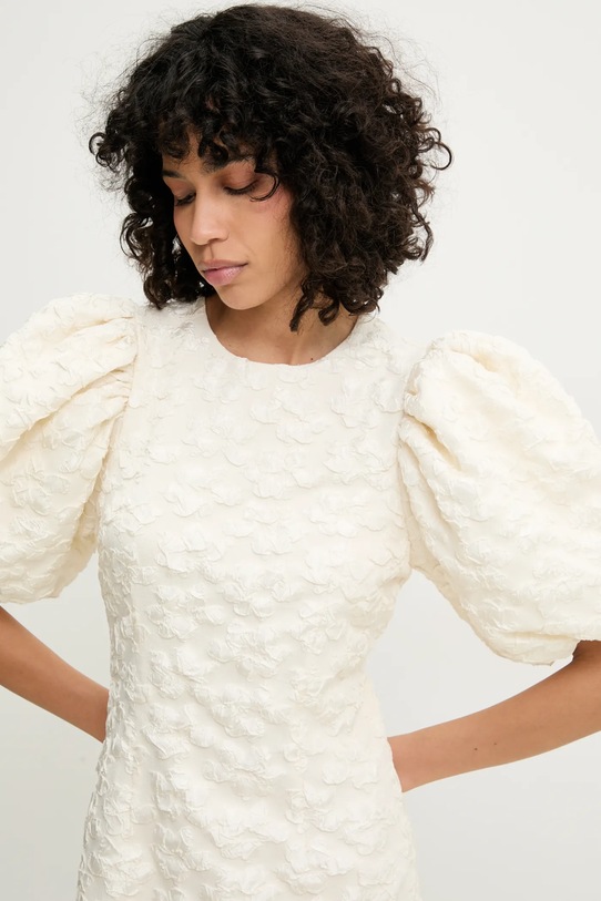 Платье Rotate бежевый 114551857