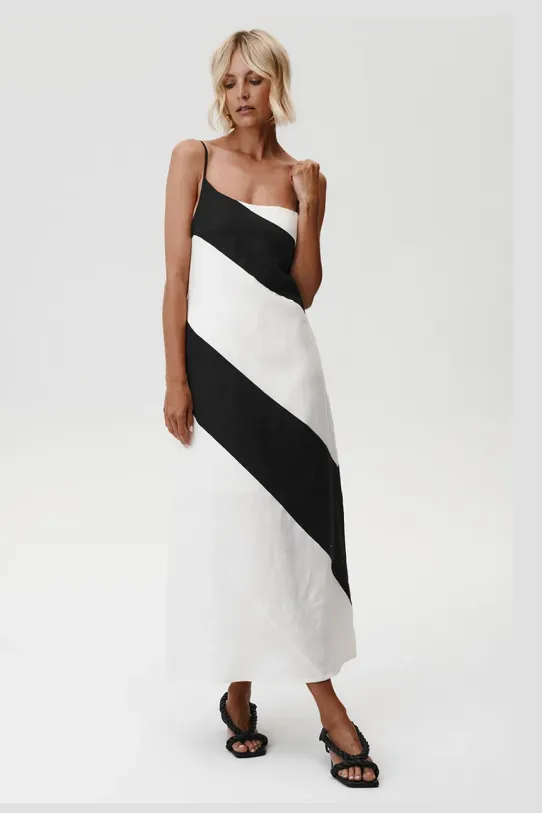 Lněné šaty Undress Code Amalfi Dress vícebarevná 896