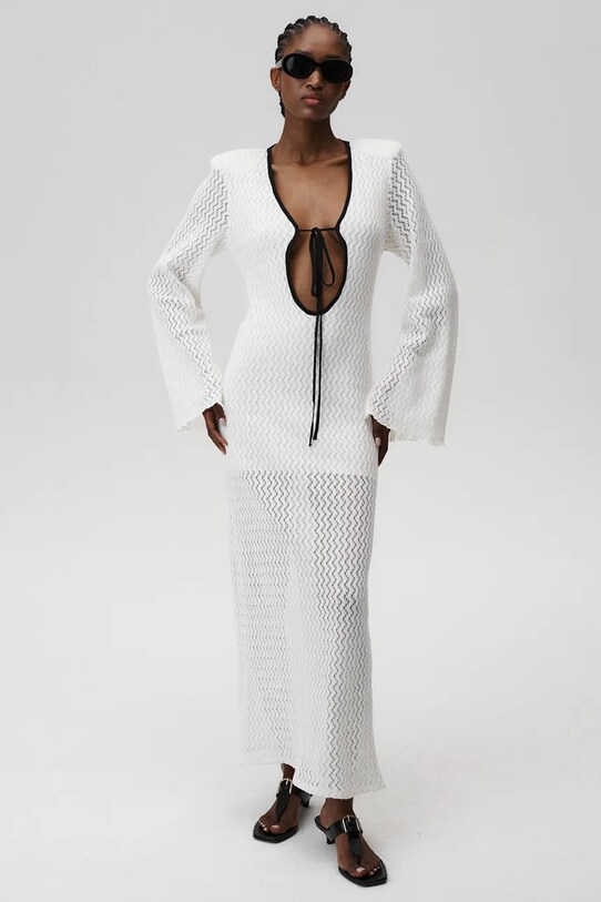 Undress Code sukienka bawełniana Venice Dress biały 902