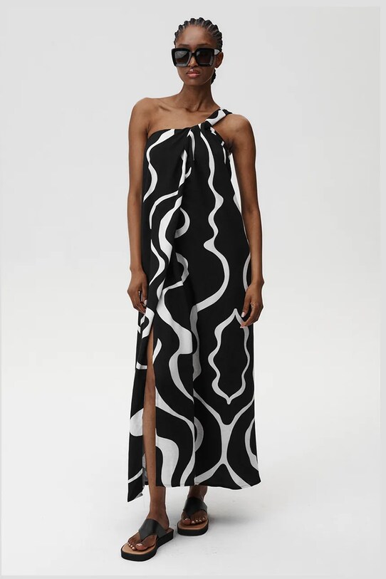 Undress Code rochie din amestec de in Theia Dress multicolor 903