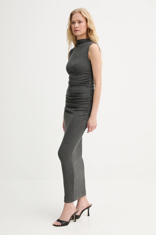 La Mania rochie din amestec de lână MARIANNE MARIANNE gri SS25