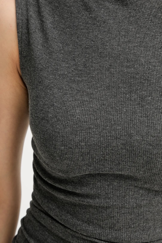 La Mania rochie din amestec de lână MARIANNE MARIANNE gri