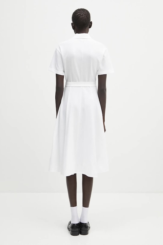 Одяг Бавовняна сукня Lacoste EF9621 білий