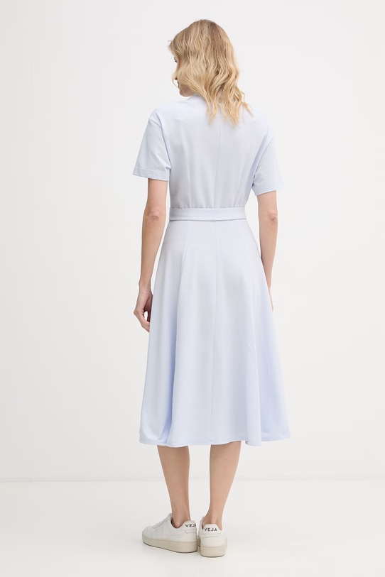 Îmbrăcăminte Lacoste Rochie de vară din bumbac EF9621 albastru