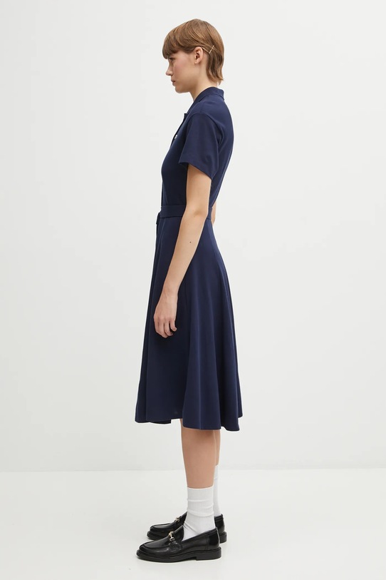 Lacoste cotton dress EF9621 navy SS25