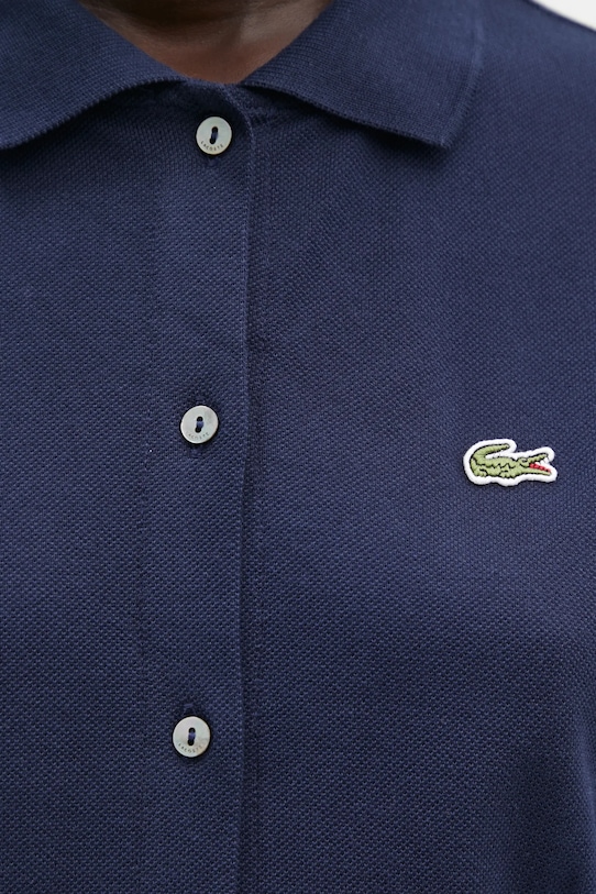 Бавовняна сукня Lacoste EF9621 темно-синій