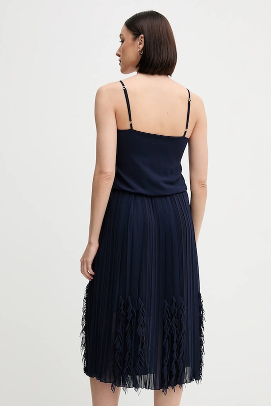 Φόρεμα Sandro Ferrone S18XBERYKER σκούρο μπλε SS25