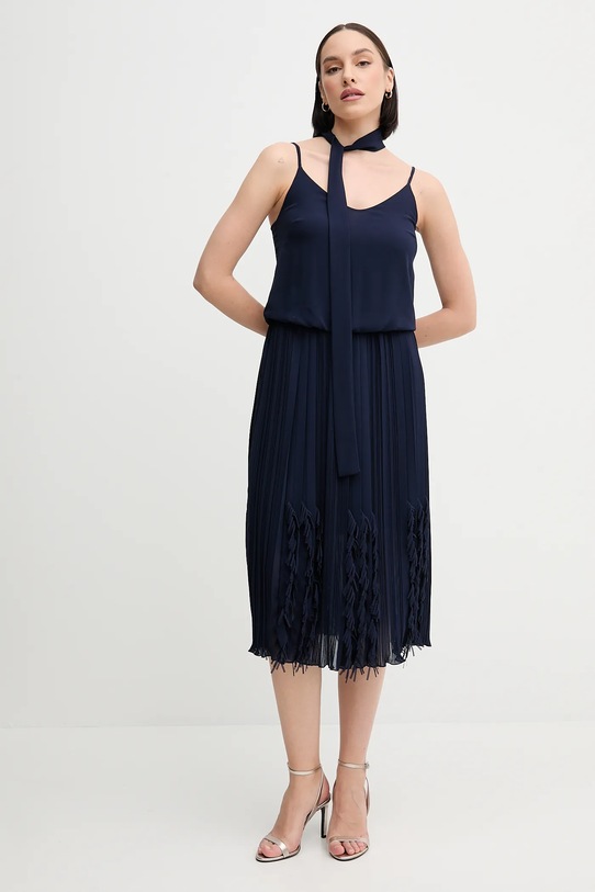 Ρούχα Φόρεμα Sandro Ferrone S18XBERYKER σκούρο μπλε