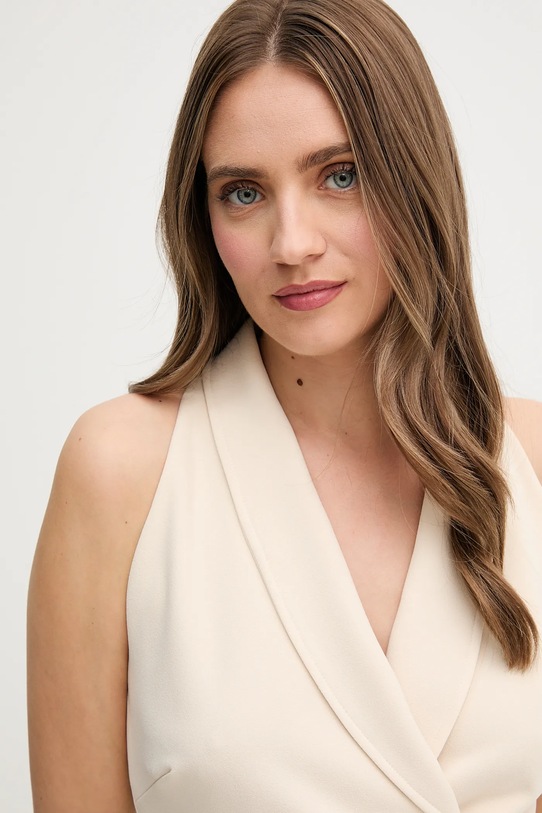 Šaty Sandro Ferrone béžová S18XBESAY