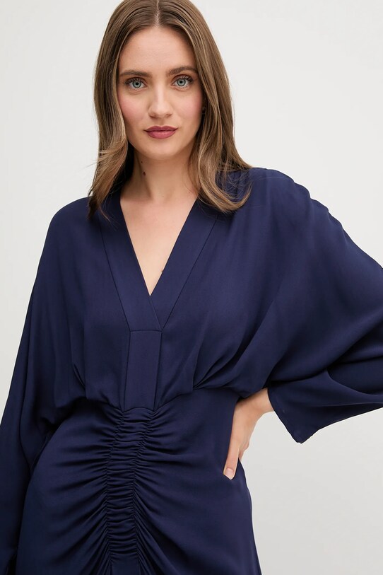 Φόρεμα Sandro Ferrone σκούρο μπλε S31XBESARAH